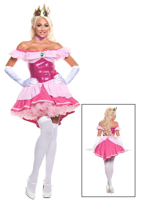 sexy princess peach outfit|Amazon.com: Princess Peach Plus Size Costume